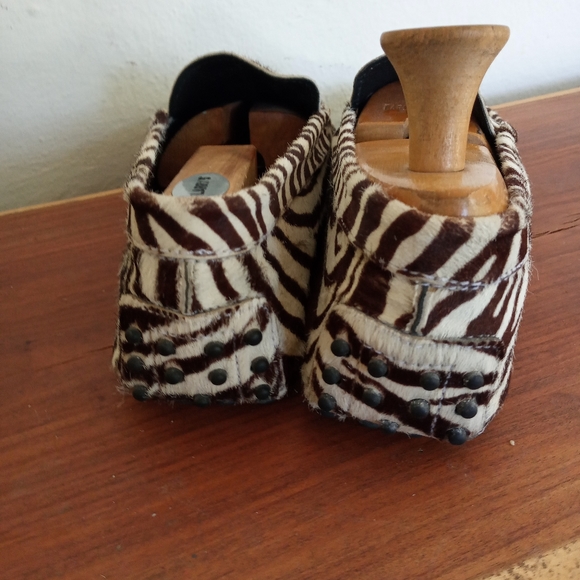 Tod's pony hair mocassins,zebra pattern - Picture 11 of 14